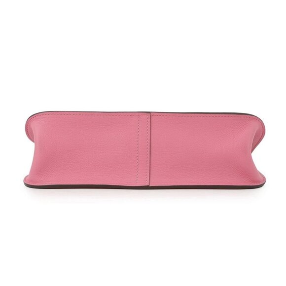 HERMES Halzan Size 25 Evercolor Rose Azalee - Picture 3 of 11